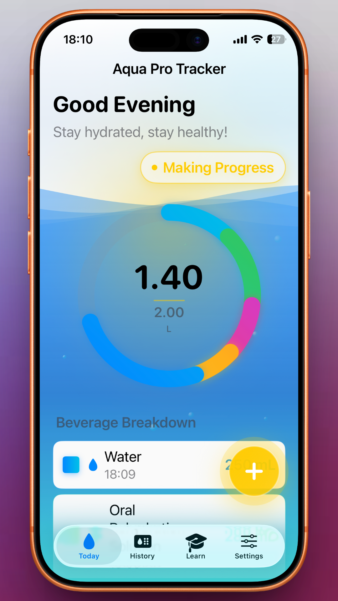 Aqua Pro Tracker - Screenshot 1