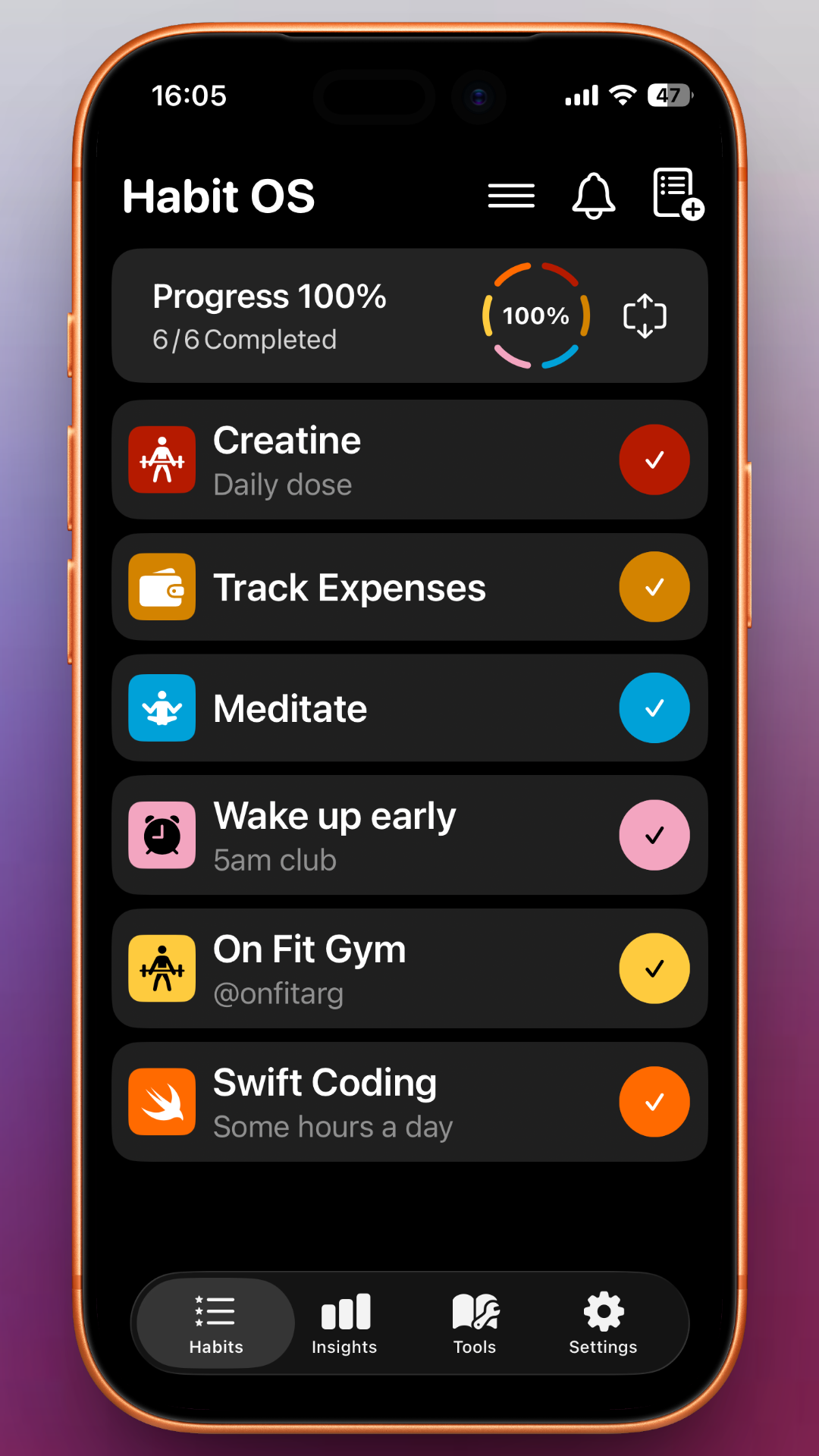 Habit OS - Screenshot 1