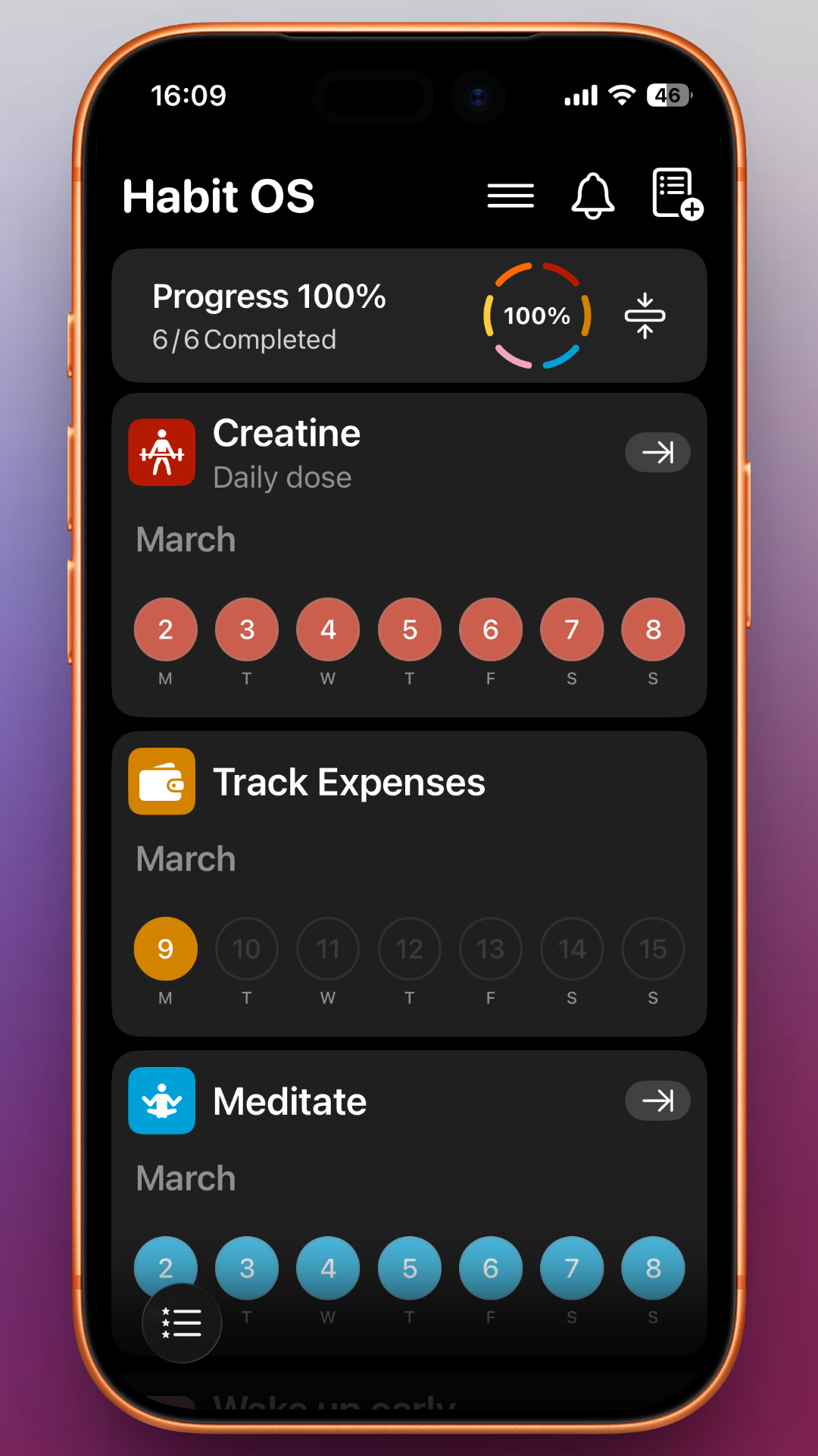 Habit OS - Screenshot 2