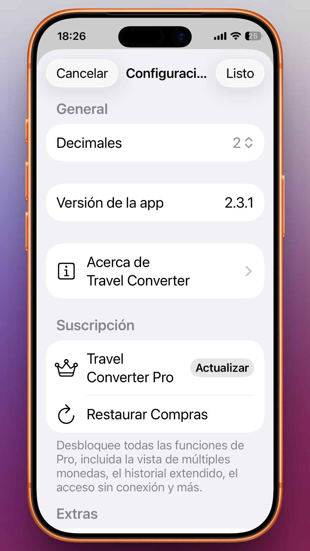 TravelConverter - Screenshot 3